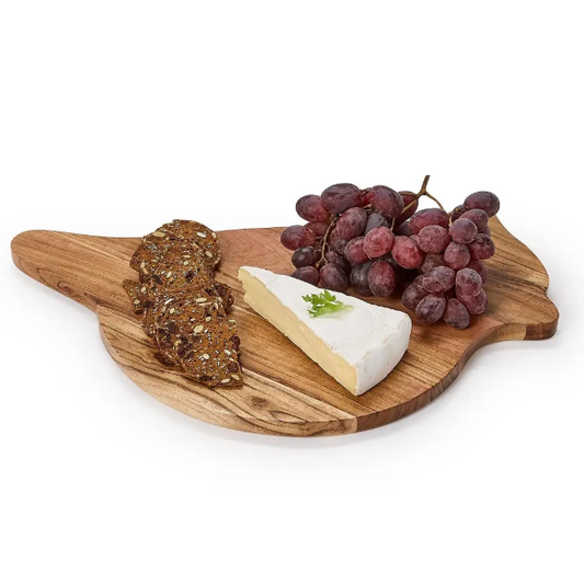 Cardinal Serving/Charcuterie Board with Enamel