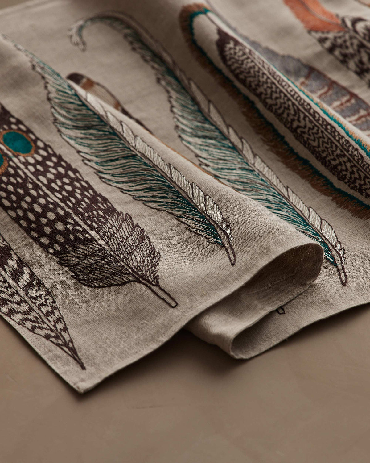 Feather Table Runner