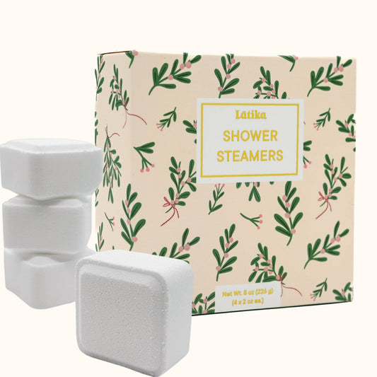 Christmas Holly Shower Steamers - stocking stuffers