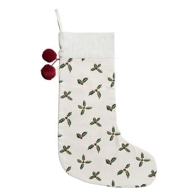 Christmas Stocking Holly & Berry