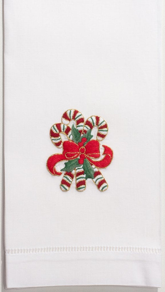 Candy Canes Hand Towel