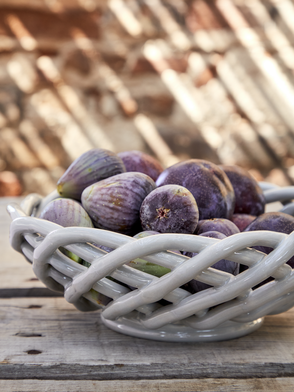 Medium Round Basket Cream