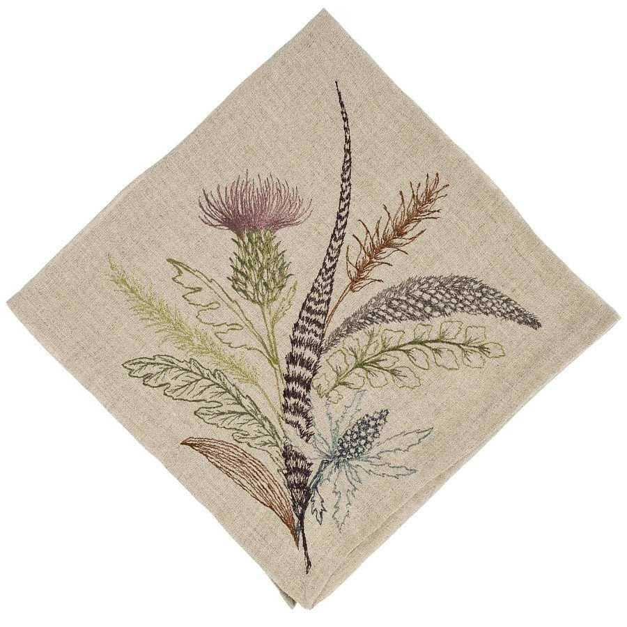 Napkin 20x20 thistle