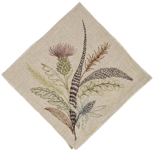 Napkin 20x20 thistle