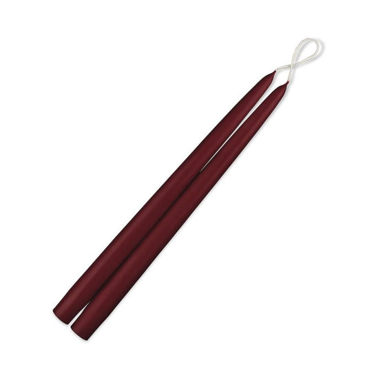 french bordeaux 7/8x12 taper candle