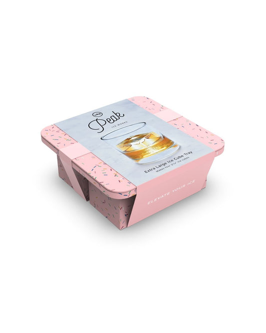 Peak Extra Large Ice Tray - Speckled Pink