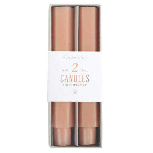 Fancy Taper Candles 6" Petal