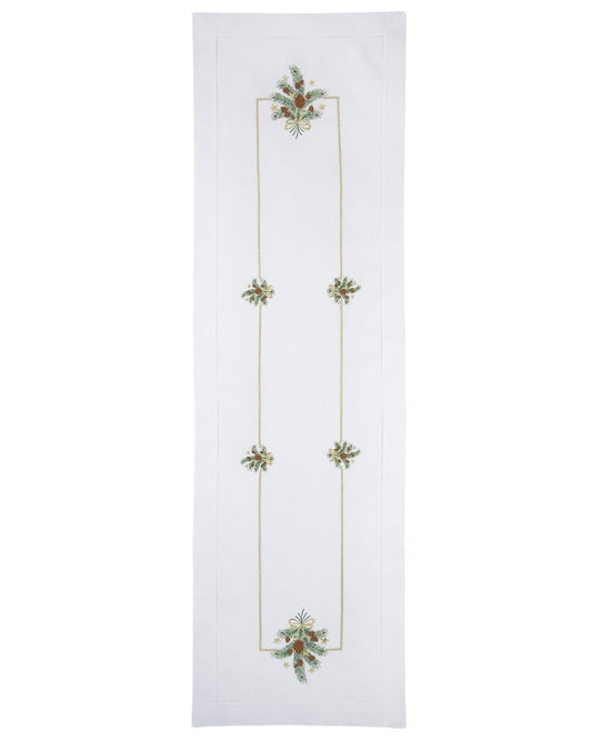 Pine Clusters Gilded Runner