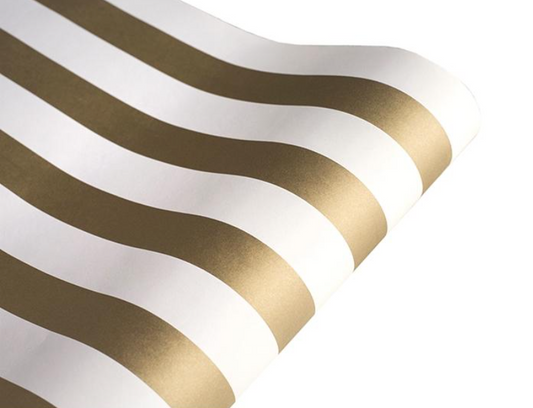 Gold Classic Stripe Runner 20x25 - KP460