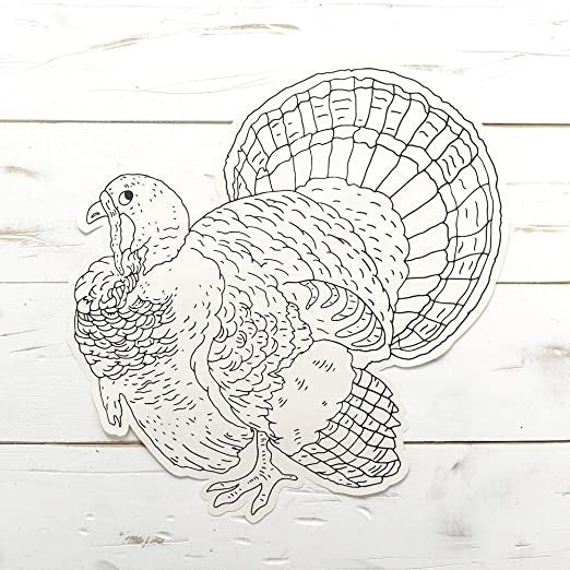 Turkey Coloring Placemat