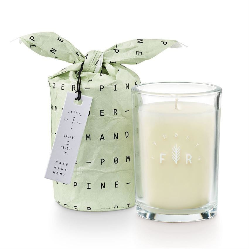 Pomander Bagged Glass Candle