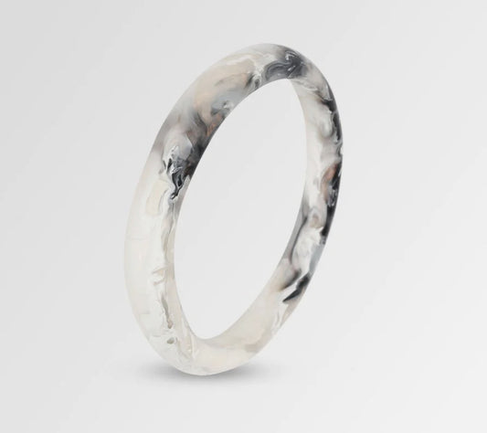 Dinosaur Designs Wishbone Bangle Sandy Pearl