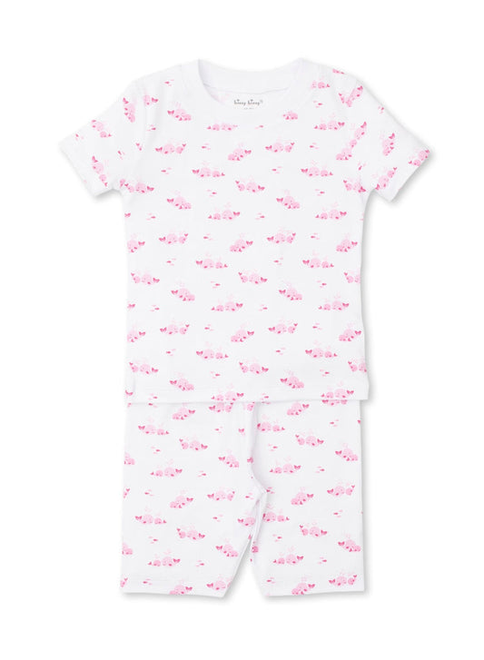 Whalewish Short Pajama Set Snug Fuchsia