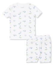 18 Holes Short Pajama Set Snug Multi Blue