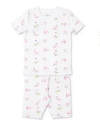 18 Holes Short Pajama Set Snug Multi Pink