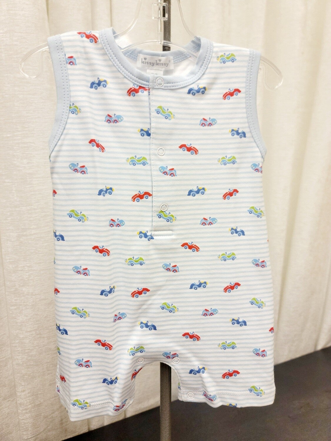 Cabricoupe Short Playsuit PRT - Lt Blue - 3-6M