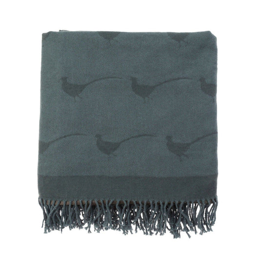 Knitted Picnic Blanket Pheasant