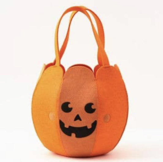 Happy Pumpkin Felt Tote