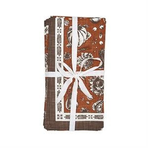 Autumn Soiree Cloth Napkins S/4
