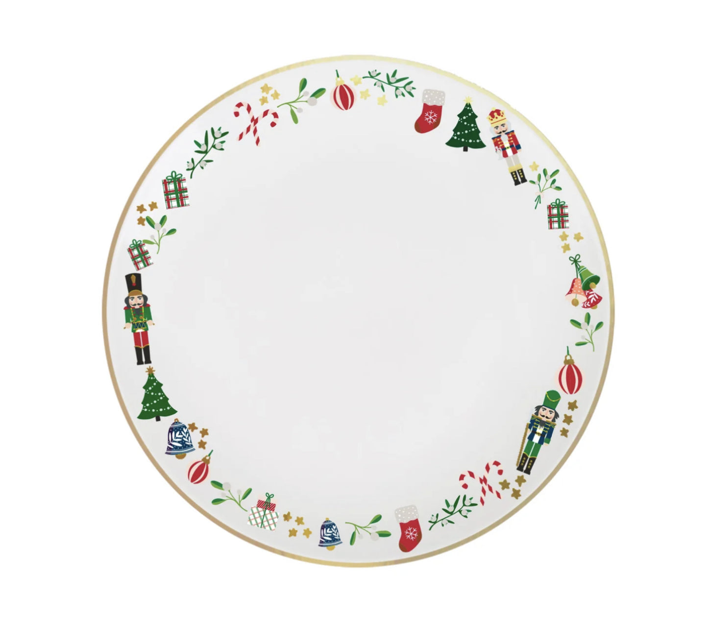 Dinner Plate Nutcracker Wreath