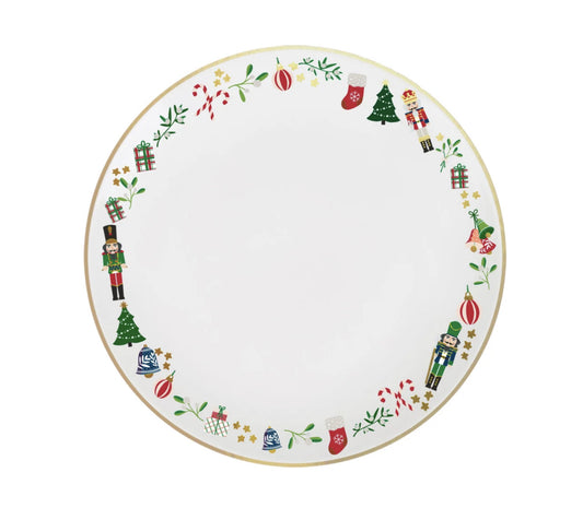 Dinner Plate Nutcracker Wreath