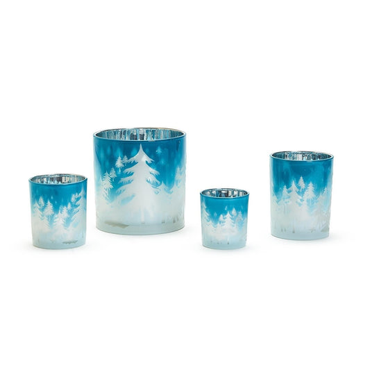 Snowed Forest Candleholder - Small