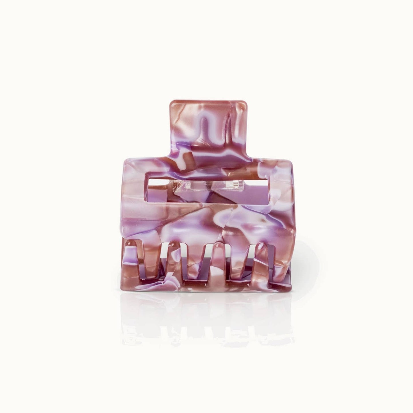Hair Clip Square Orchid