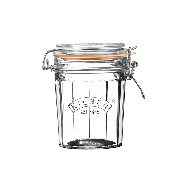Facetted Clip Top Jar 8.4 fl oz