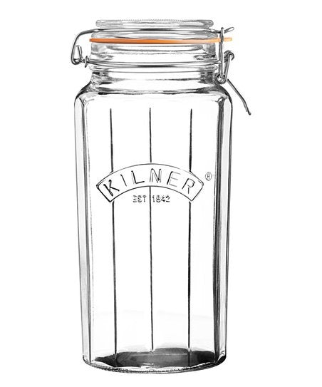 Facetted Clip Top Jar 63.4 fl oz