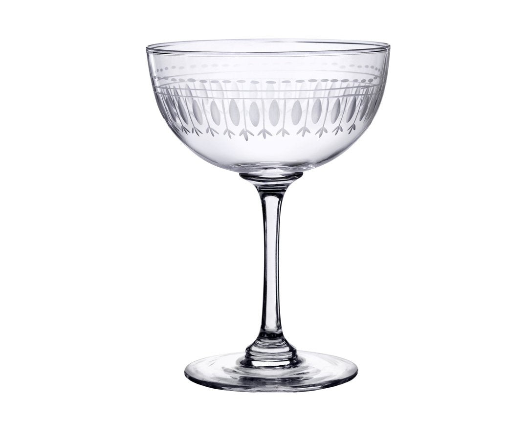 Oval Champagne Saucers