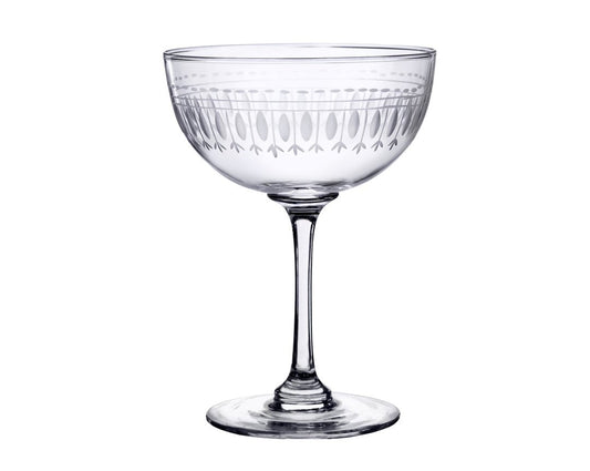 Oval Champagne Saucers