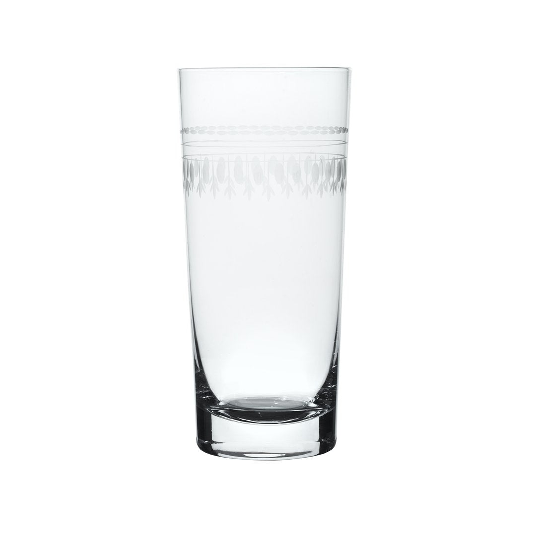 High Ball Glass Oval Design