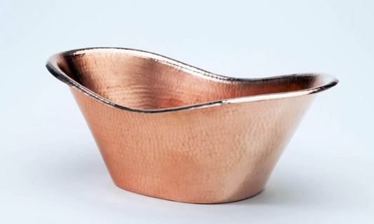Nile Cradle Oval Copper Ice Bucket
