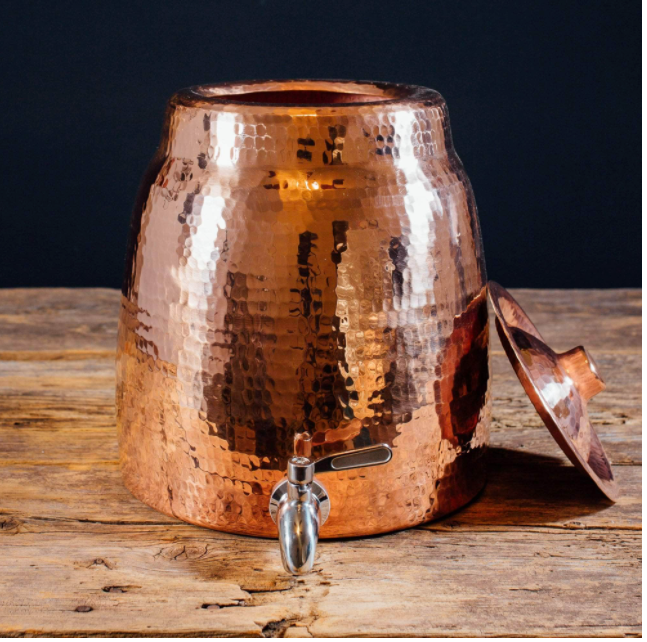 Niagara Copper Water Dispenser with Lid