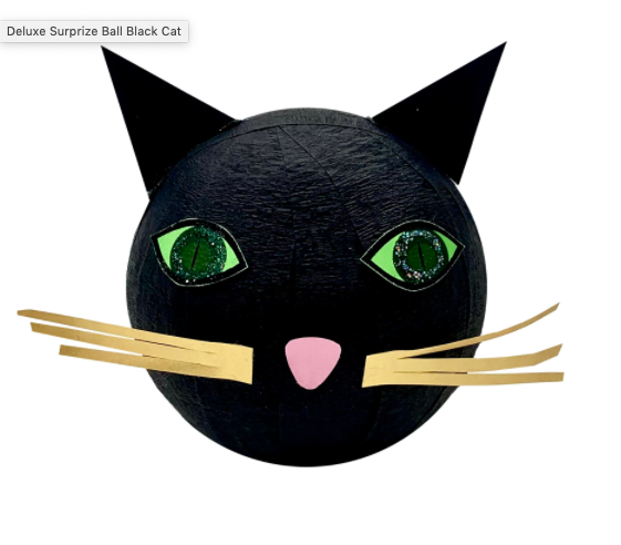 Deluxe Surprise Ball Black Cat