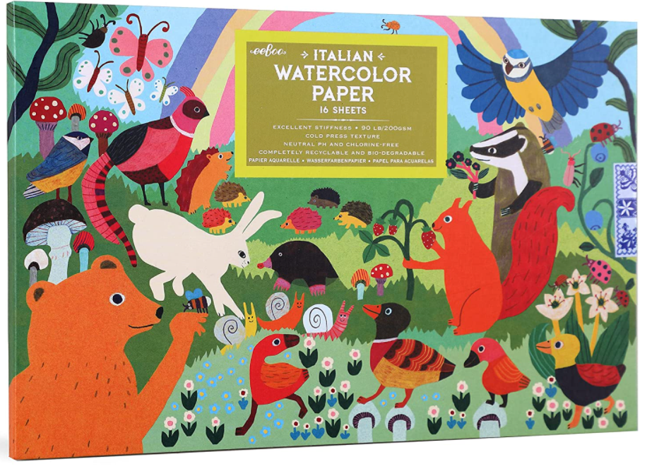 Woodland Rainbow Watercolor Pad