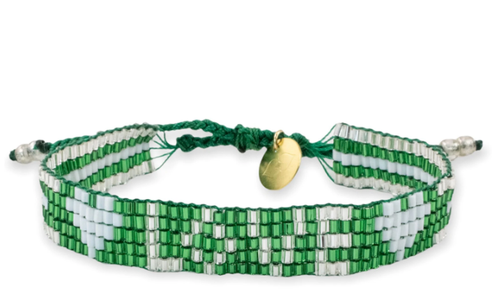 Seed Bead LOVE W/hearts Bracelet