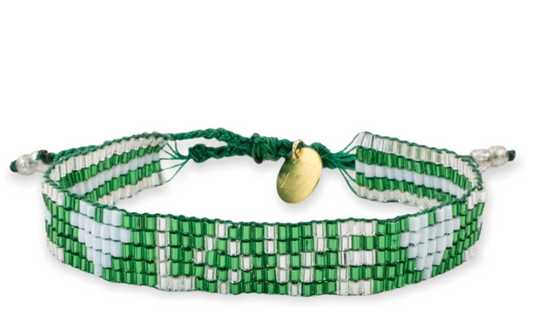 Seed Bead LOVE W/hearts Bracelet