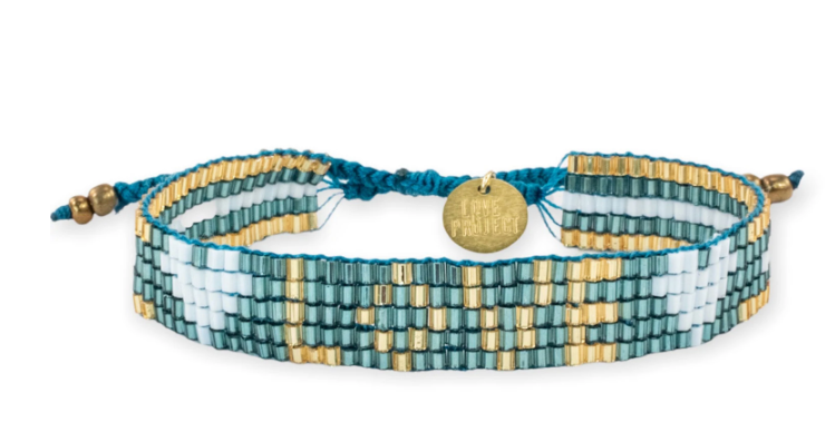 Seed Bead LOVE W/hearts Bracelet