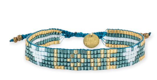 Seed Bead LOVE W/hearts Bracelet