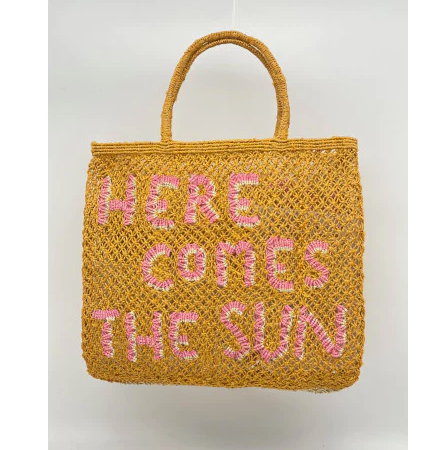 Here Comes The Sun Large / Pink & Tan