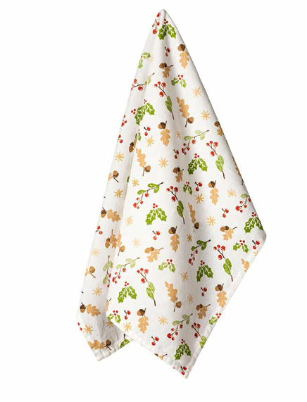 Kitchen Towel Nutcracker White-Garland