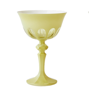 Rialto Glass Coupe Creme