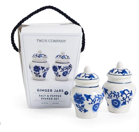 Mini Ginger Jar Salt and Pepper Shaker