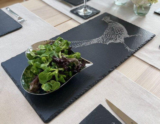 Pheasant Slate Table Runner
