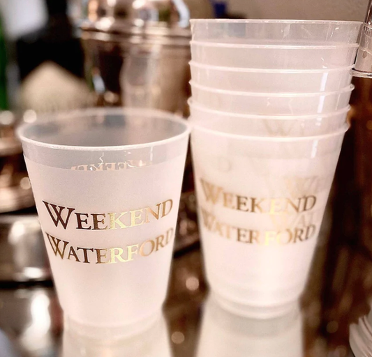Weekend Waterford Reusable Cups S/10