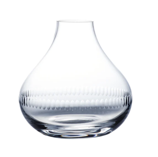 Small Crystal Vase Spears Design