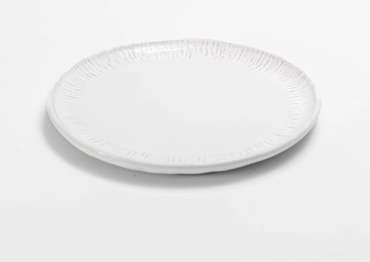 Graffito Dessert Plate - White