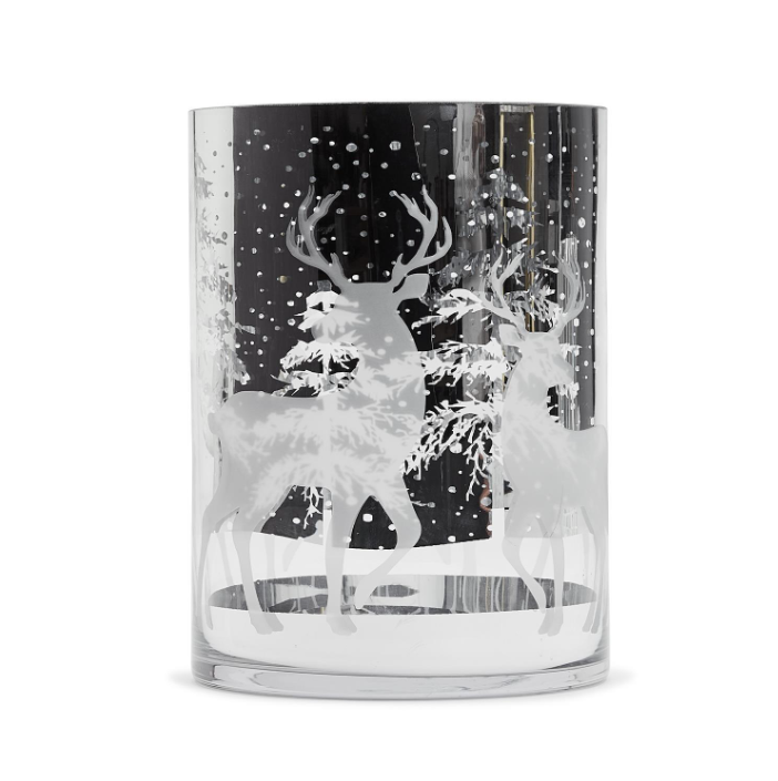 Winter Forest Scene Large Cachepot
