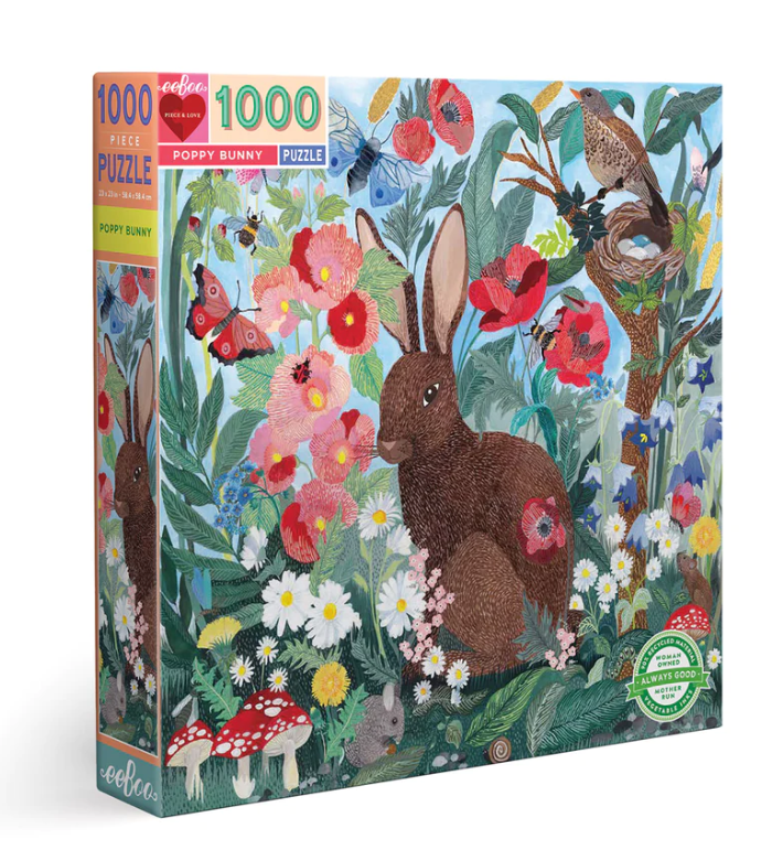 Poppy Bunny 1000 Piece Puzzle